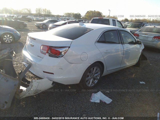 1G11D5SL4FF127779 - 2015 CHEVROLET MALIBU 2LT WHITE photo 4