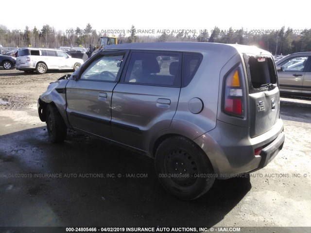 KNDJT2A28A7086223 - 2010 KIA SOUL +/!/SPORT GRAY photo 3