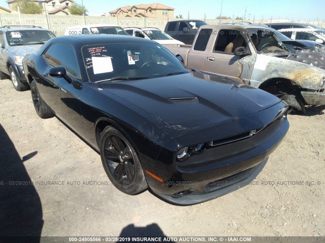 2C3CDZAG7GH236348 - 2016 DODGE CHALLENGER SXT BLACK photo 1