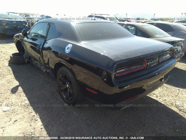 2C3CDZAG7GH236348 - 2016 DODGE CHALLENGER SXT BLACK photo 3