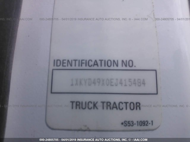 1XKYD49X0EJ415484 - 2014 KENWORTH T680  *CANCEL*  Unknown photo 9