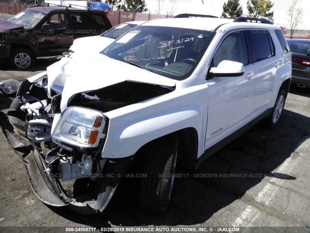 2GKFLSE56C6300675 - 2012 GMC TERRAIN SLE WHITE photo 2