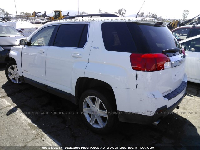 2GKFLSE56C6300675 - 2012 GMC TERRAIN SLE WHITE photo 3