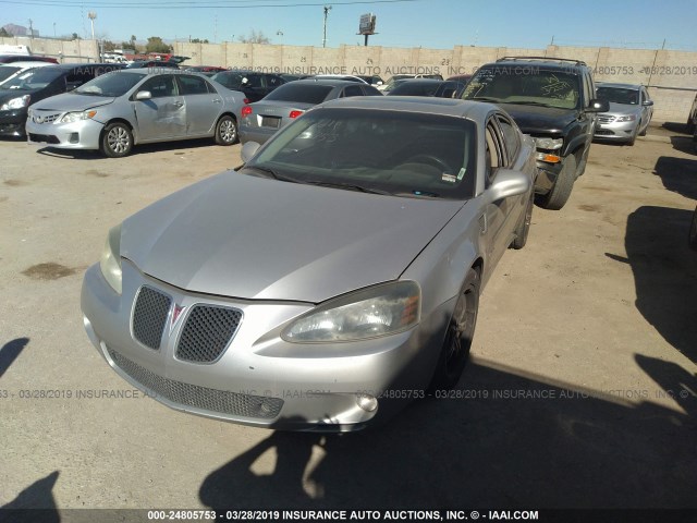 2G2WC58C861237950 - 2006 PONTIAC GRAND PRIX GXP SILVER photo 2