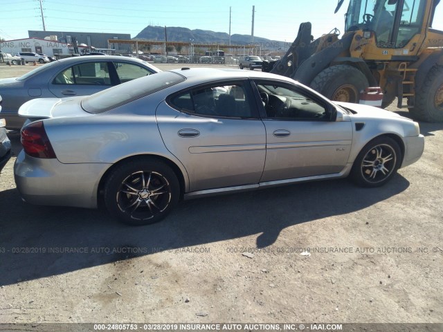 2G2WC58C861237950 - 2006 PONTIAC GRAND PRIX GXP SILVER photo 4