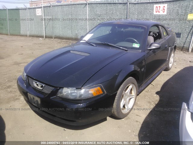 1FAFP42X8YF171150 - 2000 FORD MUSTANG GT BLACK photo 2