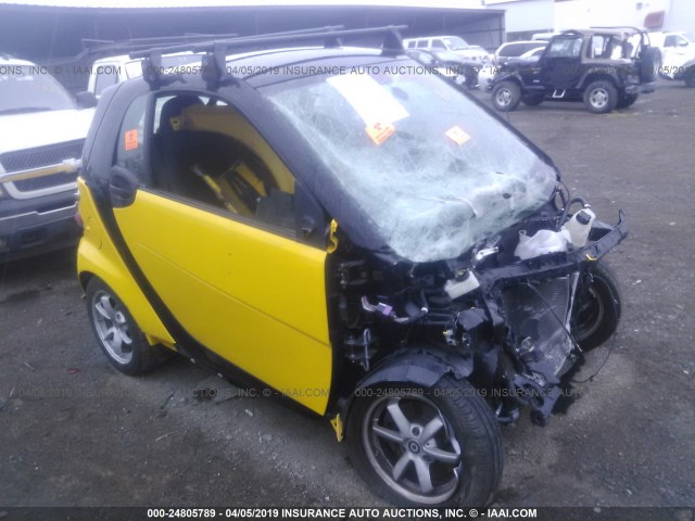 WMEEJ3BA0FK804095 - 2015 SMART FORTWO PURE/PASSION YELLOW photo 1