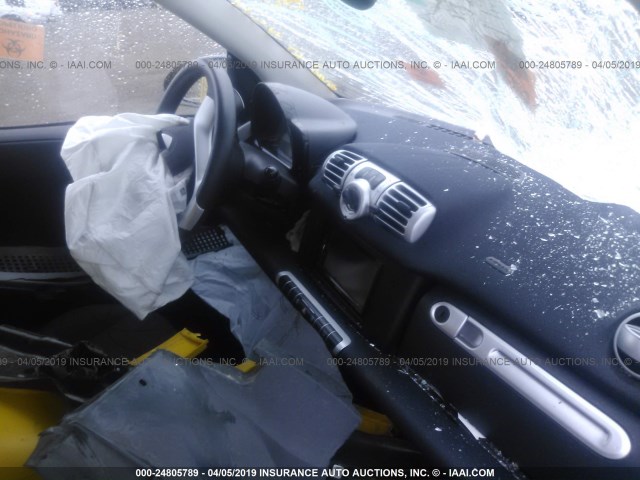 WMEEJ3BA0FK804095 - 2015 SMART FORTWO PURE/PASSION YELLOW photo 5