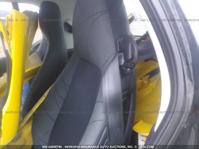 WMEEJ3BA0FK804095 - 2015 SMART FORTWO PURE/PASSION YELLOW photo 8