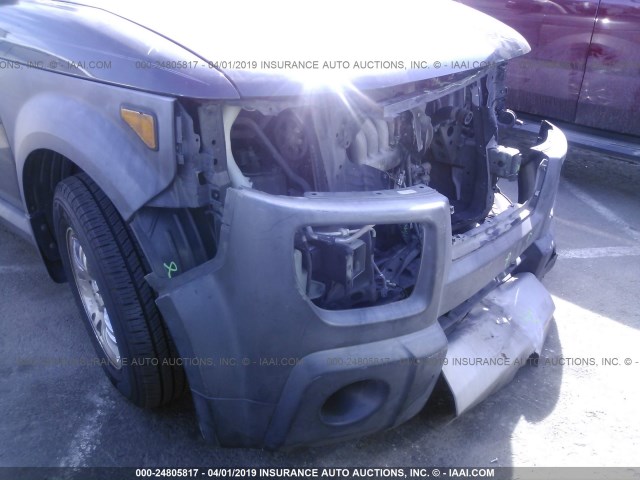 5J6YH28656L020746 - 2006 HONDA ELEMENT EX BLACK photo 6