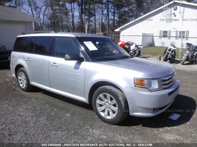 2FMGK5BC5BBD37080 - 2011 FORD FLEX SE SILVER photo 1