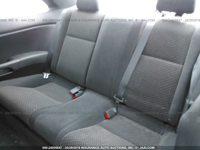 1HGEM21375L020011 - 2005 HONDA CIVIC DX VP BLACK photo 8