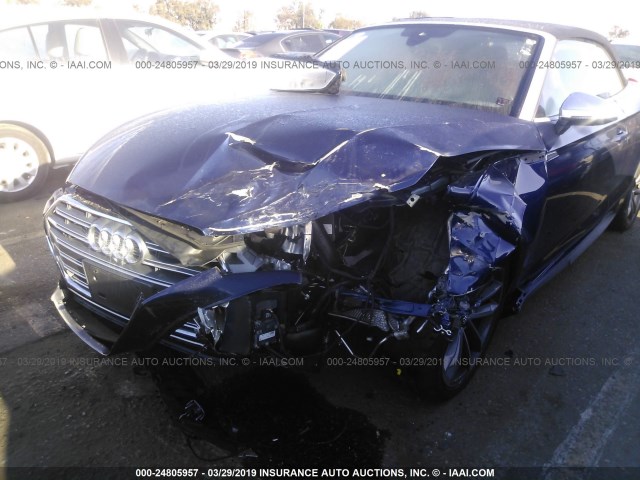 WAU24GF56JN002359 - 2018 AUDI S5 PRESTIGE BLUE photo 6