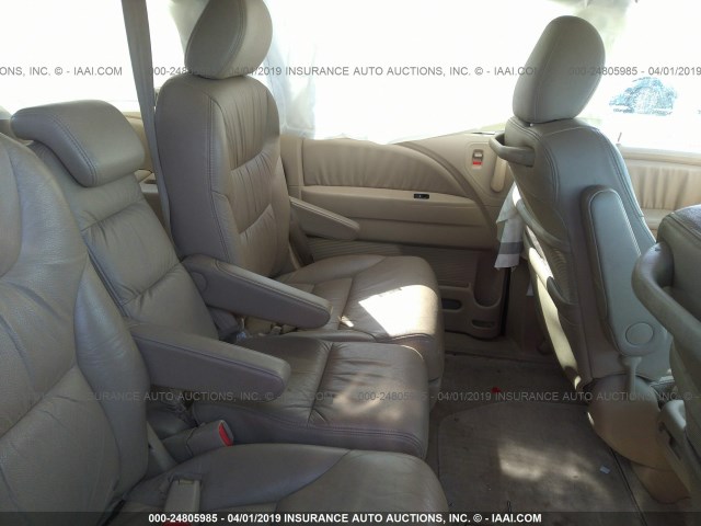 5FNRL38627B410674 - 2007 HONDA ODYSSEY EXL RED photo 8