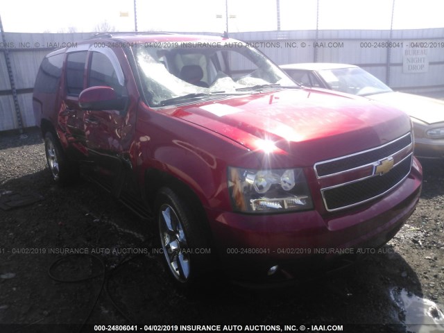 1GNSCJE09DR240574 - 2013 CHEVROLET SUBURBAN C1500 LT RED photo 1