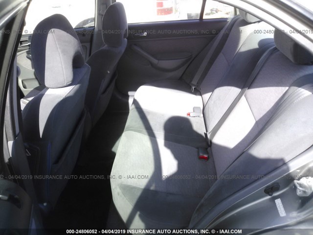 JHMES95694S001383 - 2004 HONDA CIVIC HYBRID GRAY photo 8