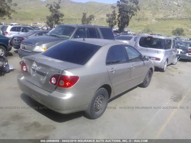 1NXBR32E96Z707457 - 2006 TOYOTA COROLLA CE/LE/S TAN photo 4