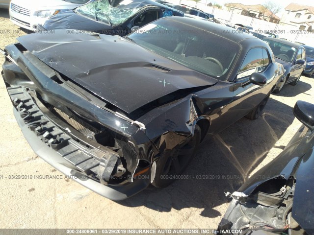 2C3CDYAG8CH130544 - 2012 DODGE CHALLENGER SXT BLACK photo 2