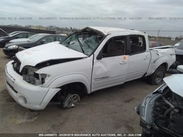 5TBET34116S518022 - 2006 TOYOTA TUNDRA DOUBLE CAB SR5 WHITE photo 6