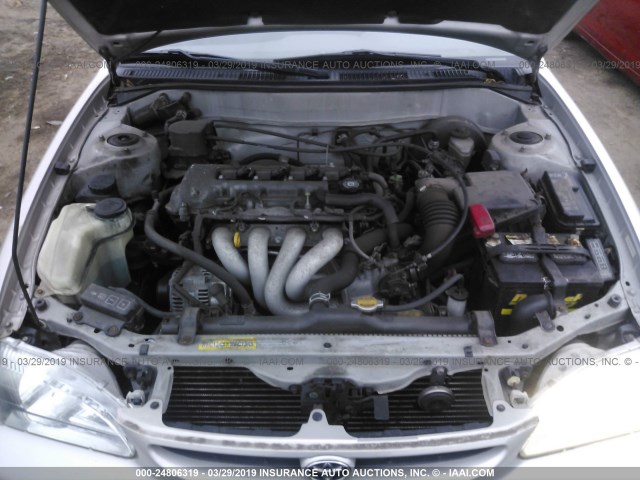 2T1BR12E7YC348568 - 2000 TOYOTA COROLLA VE/CE/LE 银色 照片 10