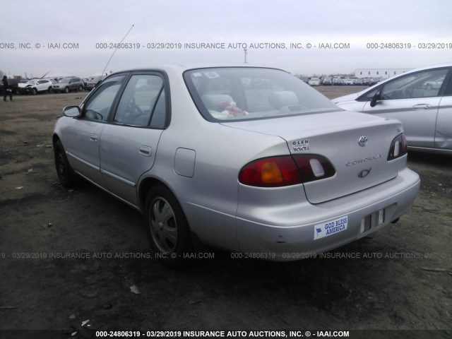 2T1BR12E7YC348568 - 2000 TOYOTA COROLLA VE/CE/LE 银色 照片 3