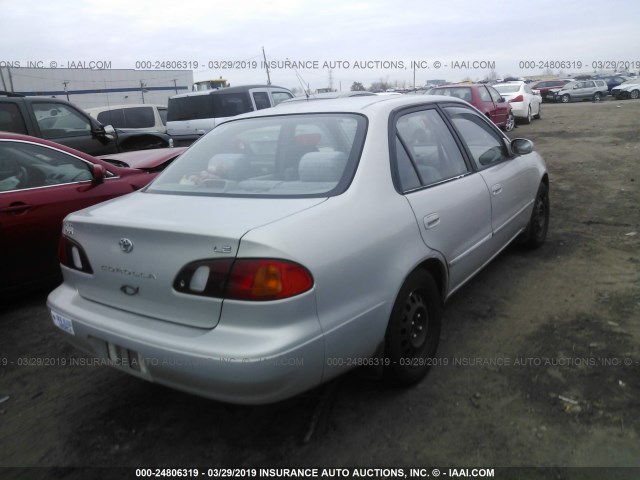 2T1BR12E7YC348568 - 2000 TOYOTA COROLLA VE/CE/LE 银色 照片 4