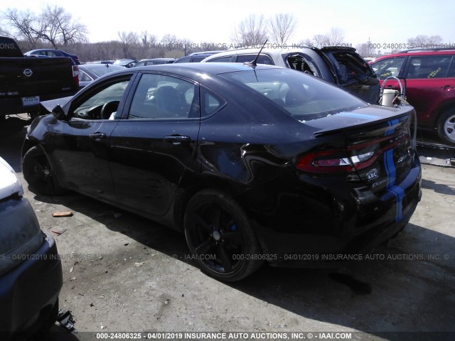 1C3CDFCH6DD338270 - 2013 DODGE DART LIMITED/R/T BLACK photo 3