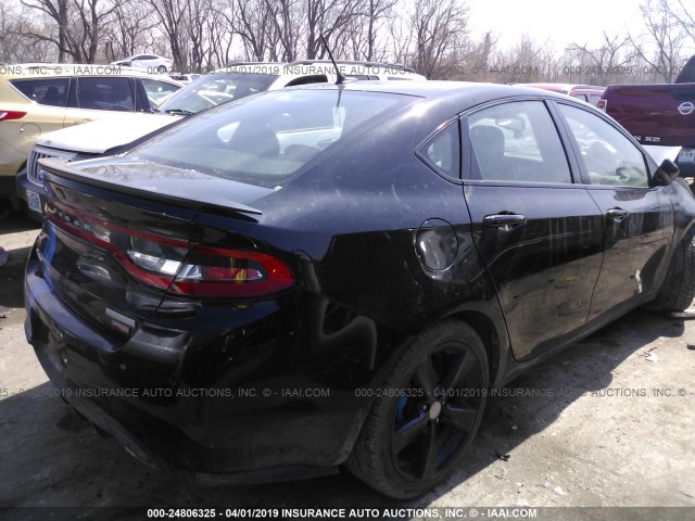 1C3CDFCH6DD338270 - 2013 DODGE DART LIMITED/R/T BLACK photo 4