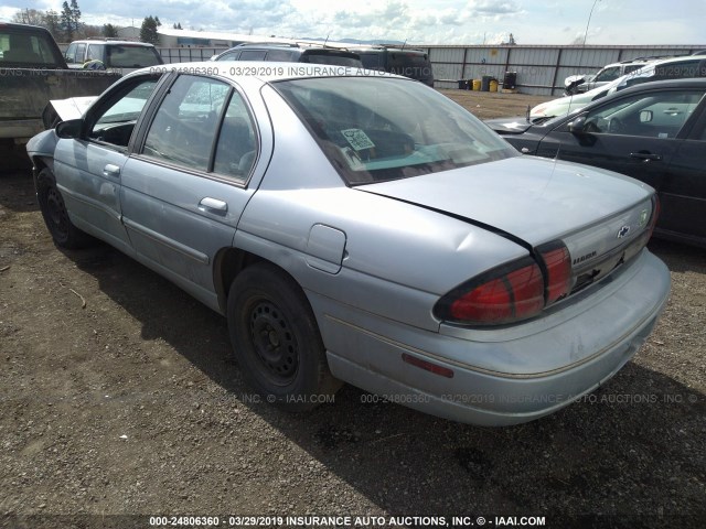 2G1WL52M3T1209474 - 1996 CHEVROLET LUMINA BLUE photo 3