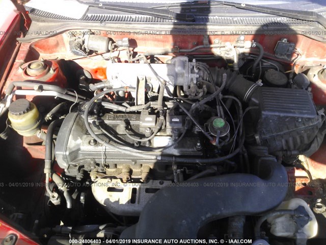 JT2AC52L8T0179658 - 1996 TOYOTA TERCEL STD/DX RED photo 10