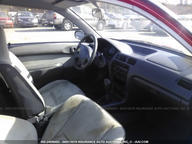 JT2AC52L8T0179658 - 1996 TOYOTA TERCEL STD/DX RED photo 5