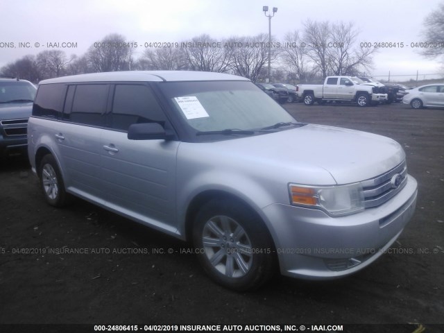 2FMGK5BC0BBD16718 - 2011 FORD FLEX SE SILVER photo 1