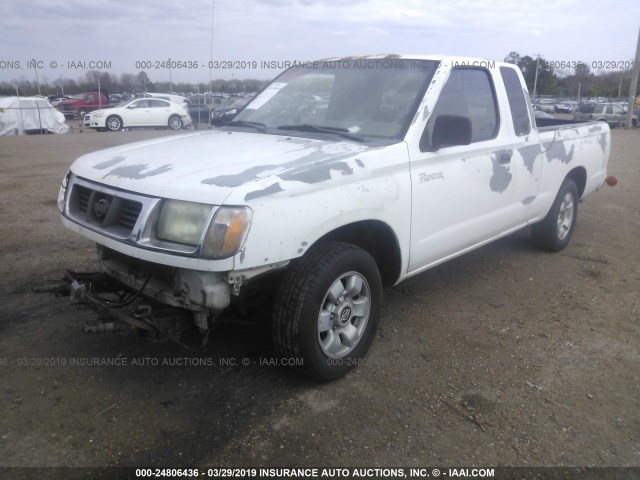1N6DD26S9XC302967 - 1999 NISSAN FRONTIER KING CAB XE/KING CAB SE WHITE photo 2