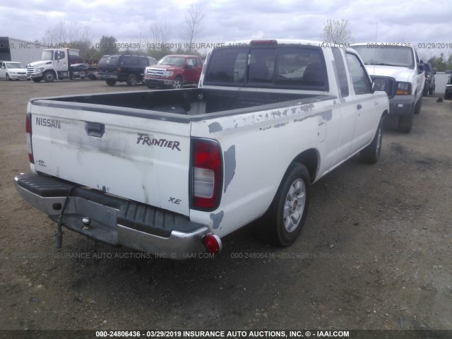 1N6DD26S9XC302967 - 1999 NISSAN FRONTIER KING CAB XE/KING CAB SE WHITE photo 4