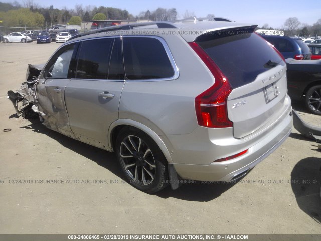 YV4A22PK0J1206073 - 2018 VOLVO XC90 T6 CREAM photo 3