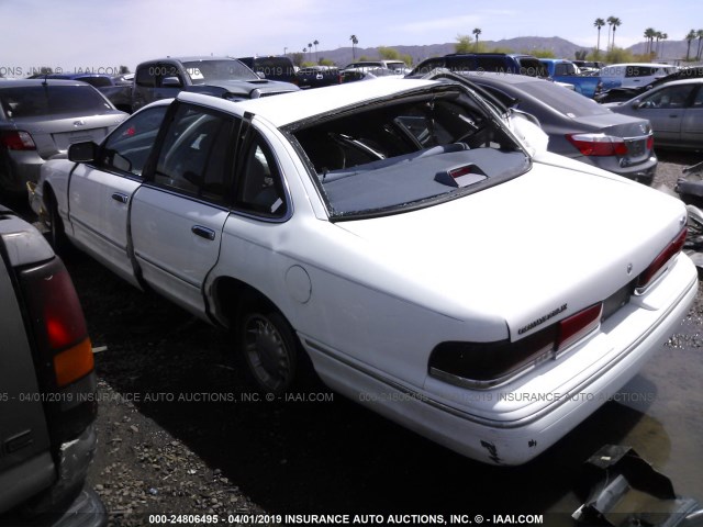 2FALP74W8VX194842 - 1997 FORD CROWN VICTORIA LX WHITE photo 3