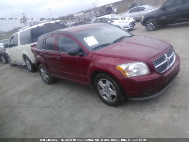 1B3HB48A39D103566 - 2009 DODGE CALIBER SXT RED photo 1