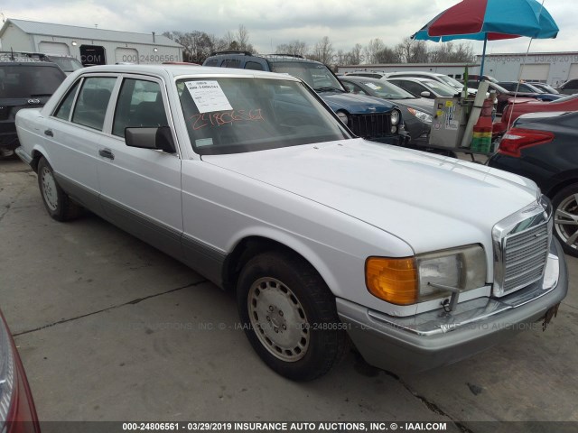 WDBCA35D4GA233504 - 1986 MERCEDES-BENZ 420 SEL WHITE photo 1