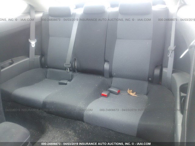 JTKDE167980246935 - 2008 TOYOTA SCION TC შავი ფოტო 8