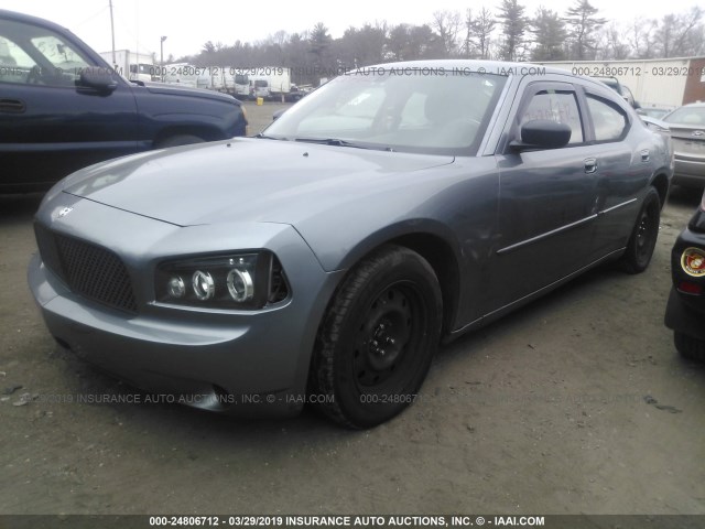 2B3KA43G96H381665 - 2006 DODGE CHARGER SE/SXT GRAY photo 2