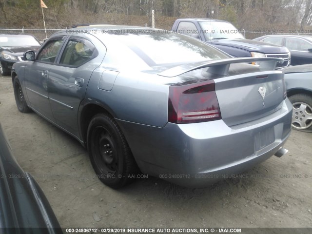 2B3KA43G96H381665 - 2006 DODGE CHARGER SE/SXT GRAY photo 3