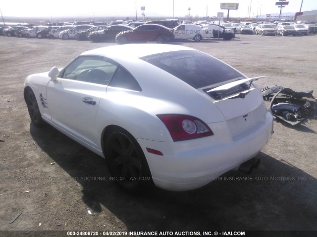 1C3AN69L04X011720 - 2004 CHRYSLER CROSSFIRE LIMITED WHITE photo 3