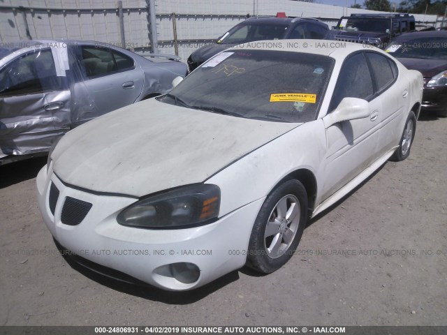 2G2WP552981143692 - 2008 PONTIAC GRAND PRIX WHITE photo 2