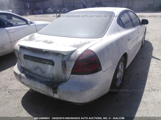 2G2WP552981143692 - 2008 PONTIAC GRAND PRIX WHITE photo 4