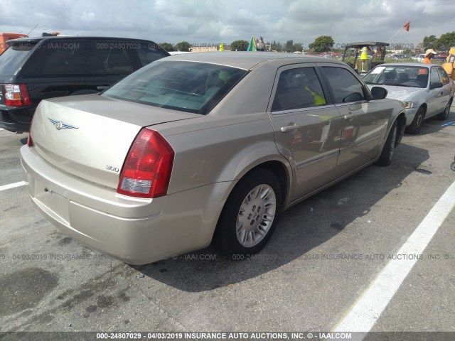 2C3KA43R16H217976 - 2006 CHRYSLER 300 GOLD photo 4