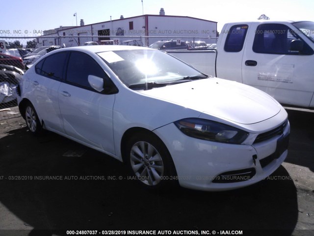 1C3CDFBB1ED673659 - 2014 DODGE DART SXT WHITE photo 1