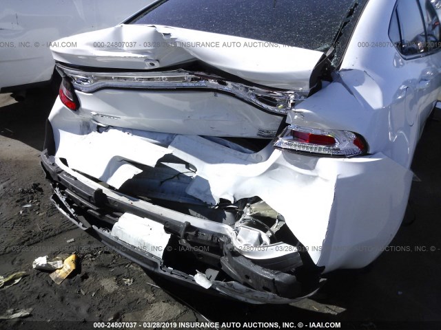 1C3CDFBB1ED673659 - 2014 DODGE DART SXT WHITE photo 6