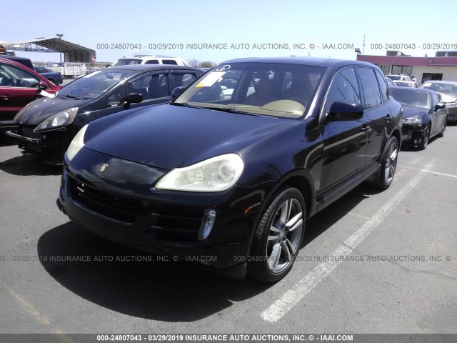 WP1AB29P89LA45854 - 2009 PORSCHE CAYENNE S BLACK photo 2