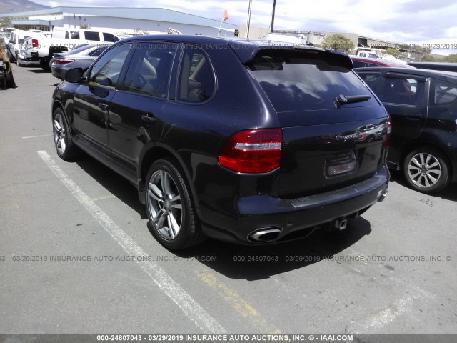 WP1AB29P89LA45854 - 2009 PORSCHE CAYENNE S BLACK photo 3