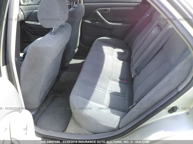 4T1BG22K8YU655733 - 2000 TOYOTA CAMRY CE/LE/XLE 银色 照片 8